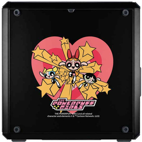 Cartoon Network Powerpuff Girls Gold Stars Cooler Master MasterBox Q300L Mini Tower Skin
