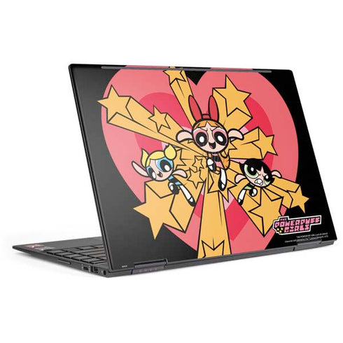 Cartoon Network Powerpuff Girls Gold Stars HP Envy Skin