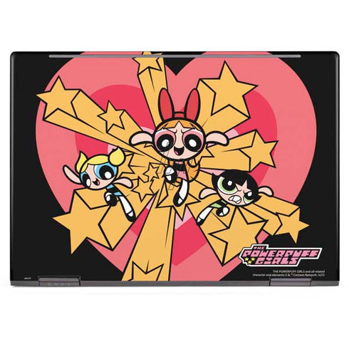 Cartoon Network Powerpuff Girls Gold Stars HP Envy Skin