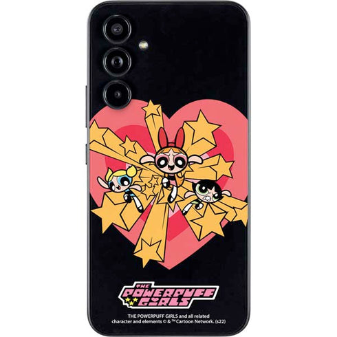 Cartoon Network Powerpuff Girls Gold Stars Galaxy A54 5G Skin