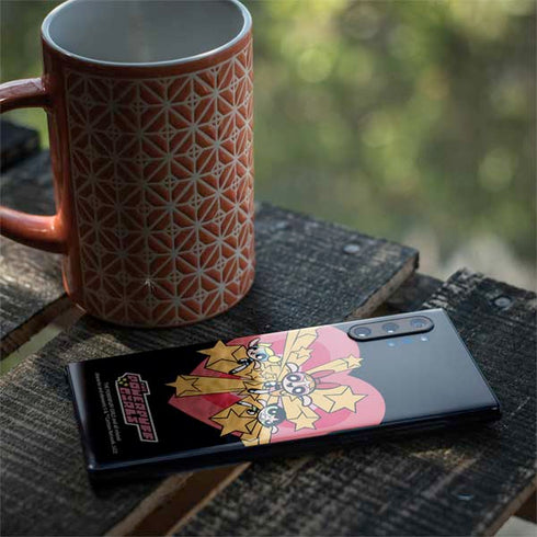 Cartoon Network Powerpuff Girls Gold Stars Galaxy Note 10 Plus Skin