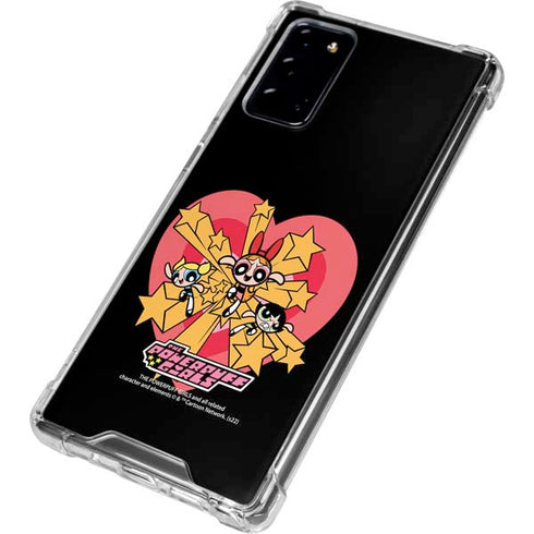 Cartoon Network Powerpuff Girls Gold Stars Galaxy Note20 5G Clear Case