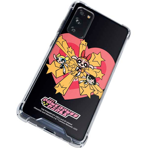 Cartoon Network Powerpuff Girls Gold Stars Galaxy S20 FE Clear Case