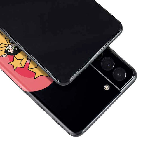 Cartoon Network Powerpuff Girls Gold Stars Galaxy S21 5G Skin