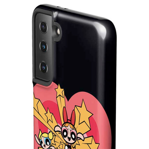 Cartoon Network Powerpuff Girls Gold Stars Galaxy S21 FE Pro Case