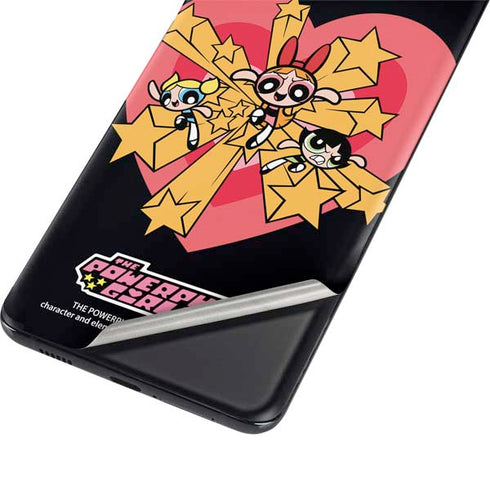 Cartoon Network Powerpuff Girls Gold Stars Galaxy S21 Ultra 5G Skin