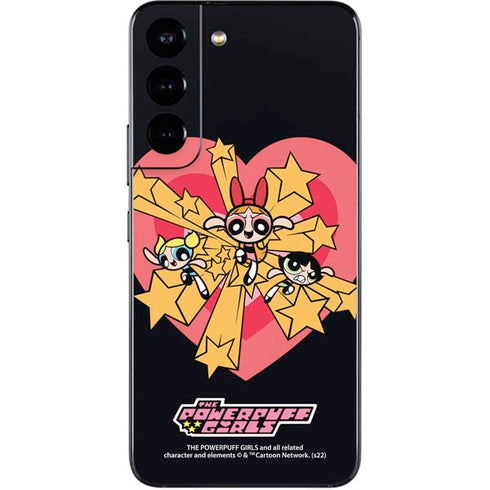 Cartoon Network Powerpuff Girls Gold Stars Galaxy S22 Skin