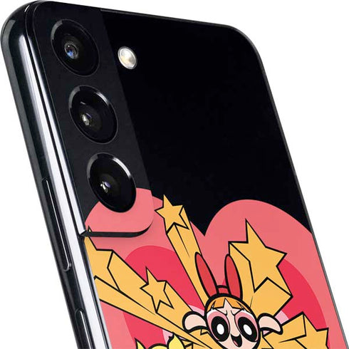 Cartoon Network Powerpuff Girls Gold Stars Galaxy S22 Skin
