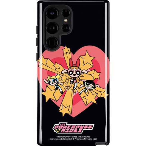 Cartoon Network Powerpuff Girls Gold Stars Galaxy S22 Ultra Pro Case