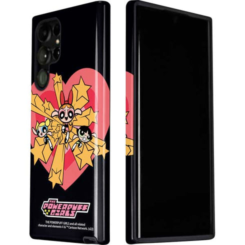 Cartoon Network Powerpuff Girls Gold Stars Galaxy S22 Ultra Pro Case