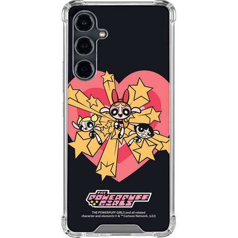 Cartoon Network Powerpuff Girls Gold Stars Galaxy S23 FE Clear Case