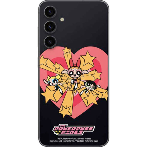 Cartoon Network Powerpuff Girls Gold Stars Galaxy S23 FE Skin