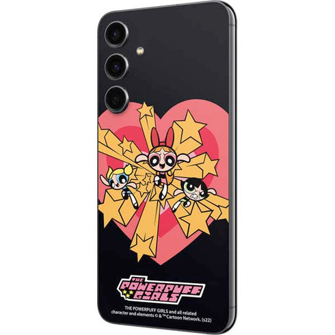 Cartoon Network Powerpuff Girls Gold Stars Galaxy S23 FE Skin