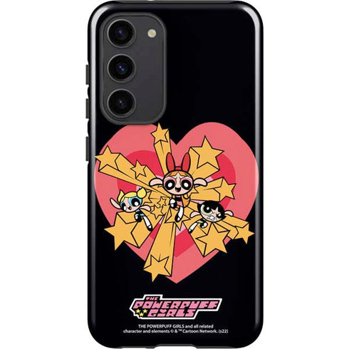 Cartoon Network Powerpuff Girls Gold Stars Galaxy S23 Plus Pro Case
