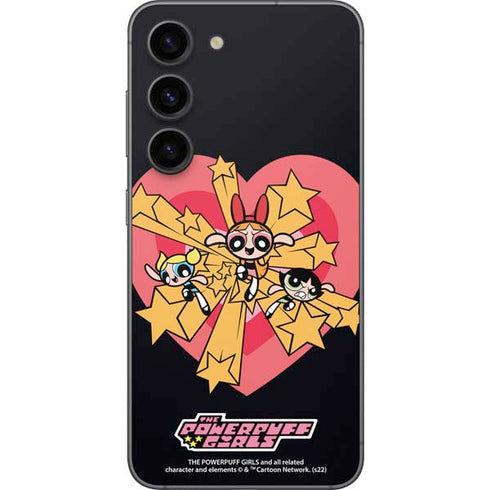 Cartoon Network Powerpuff Girls Gold Stars Galaxy S23 Skin