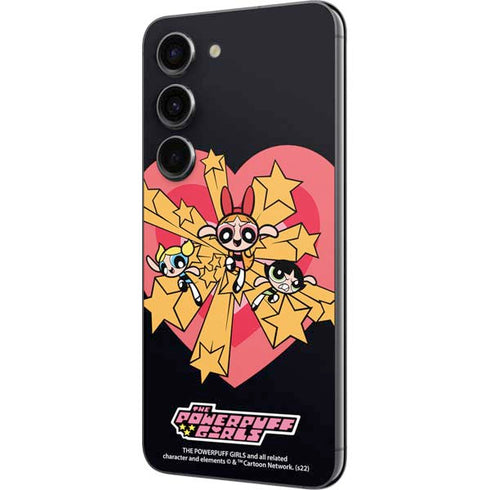 Cartoon Network Powerpuff Girls Gold Stars Galaxy S23 Skin