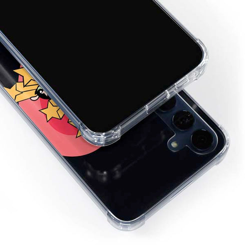 Cartoon Network Powerpuff Girls Gold Stars Galaxy S24 Clear Case