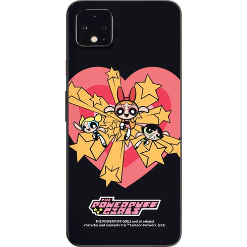 Cartoon Network Powerpuff Girls Gold Stars Google Pixel 4 XL Skin