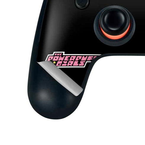 Cartoon Network Powerpuff Girls Gold Stars Google Stadia Controller Skin