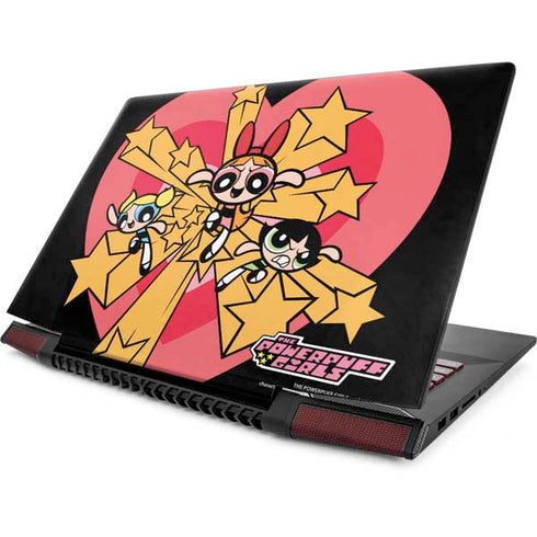 Cartoon Network Powerpuff Girls Gold Stars Lenovo IdeaPad Skin