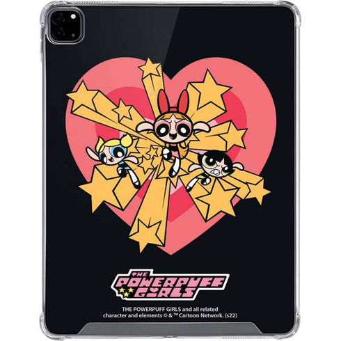 Cartoon Network Powerpuff Girls Gold Stars iPad Pro 12.9in (2020) Clear Case