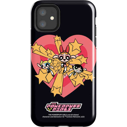 Cartoon Network Powerpuff Girls Gold Stars iPhone 11 Impact Case
