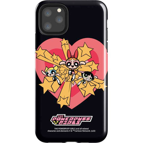 Cartoon Network Powerpuff Girls Gold Stars iPhone 11 Pro Max Impact Case