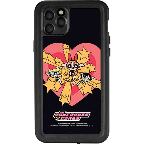 Cartoon Network Powerpuff Girls Gold Stars iPhone 11 Pro Max Waterproof Case
