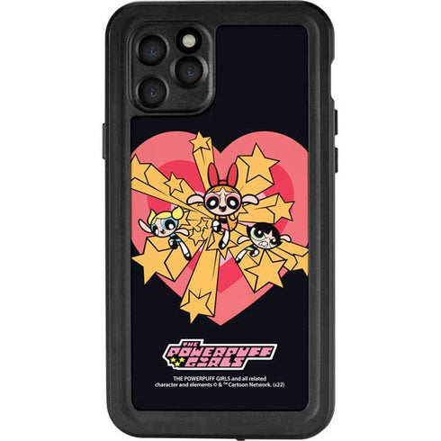 Cartoon Network Powerpuff Girls Gold Stars iPhone 11 Pro Waterproof Case