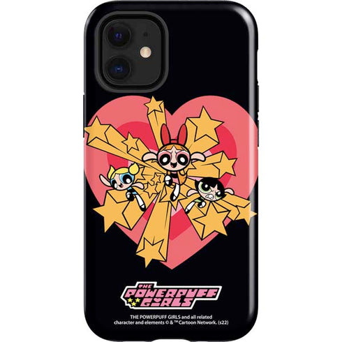 Cartoon Network Powerpuff Girls Gold Stars iPhone 12 Mini Impact Case