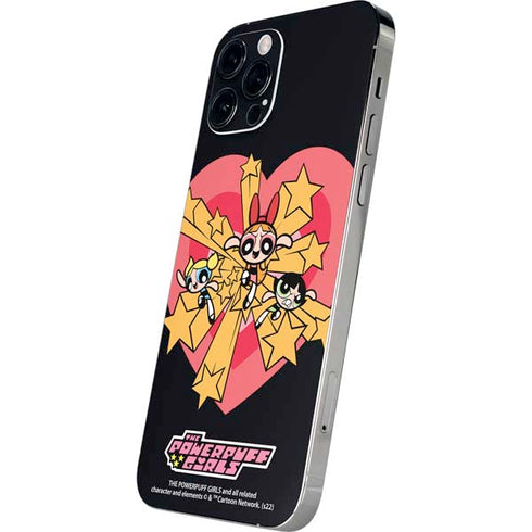 Cartoon Network Powerpuff Girls Gold Stars iPhone 12 Pro Max Skin