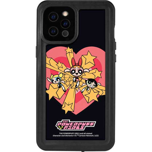 Cartoon Network Powerpuff Girls Gold Stars iPhone 12 Pro Max Waterproof Case