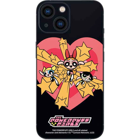 Cartoon Network Powerpuff Girls Gold Stars iPhone 13 Mini Skin