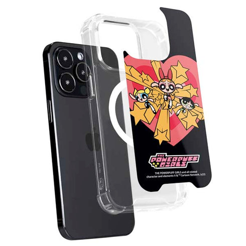 Cartoon Network Powerpuff Girls Gold Stars iPhone 13 Pro Max MagSafe Case