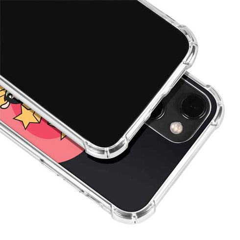 Cartoon Network Powerpuff Girls Gold Stars iPhone 14 Plus Clear Case