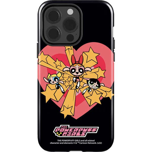 Cartoon Network Powerpuff Girls Gold Stars iPhone 15 Pro Impact Case