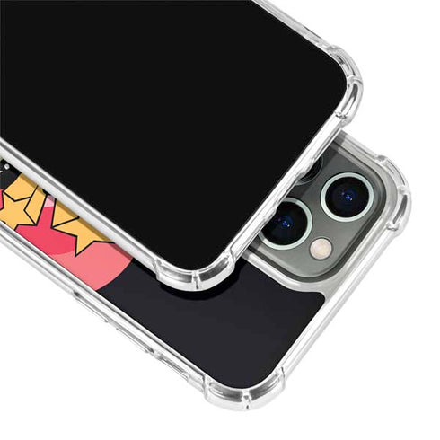 Cartoon Network Powerpuff Girls Gold Stars iPhone 15 Pro Max Clear Case