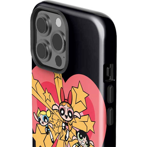 Cartoon Network Powerpuff Girls Gold Stars iPhone 15 Pro Max Impact Case