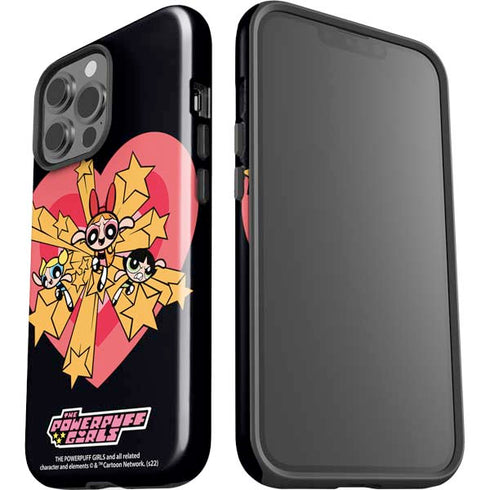 Cartoon Network Powerpuff Girls Gold Stars iPhone 15 Pro Max Impact Case