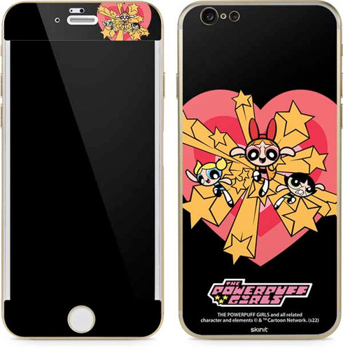 Cartoon Network Powerpuff Girls Gold Stars iPhone 6/6s Skin