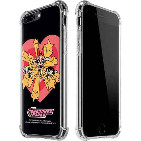 Cartoon Network Powerpuff Girls Gold Stars iPhone 7/8 Plus Clear Case
