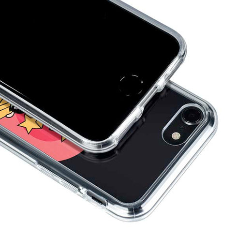 Cartoon Network Powerpuff Girls Gold Stars iPhone SE (2nd & 3rd Gen) Clear Case