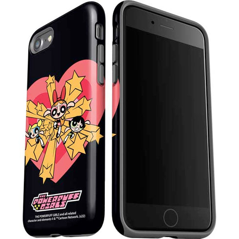 Cartoon Network Powerpuff Girls Gold Stars iPhone SE (2nd & 3rd Gen) Pro Case