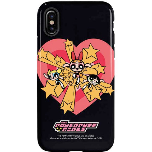 Cartoon Network Powerpuff Girls Gold Stars iPhone XS Pro Case