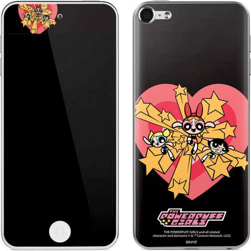 Cartoon Network Powerpuff Girls Gold Stars Apple iPod Skin