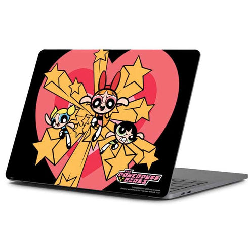 Cartoon Network Powerpuff Girls Gold Stars Apple MacBook Pro 13-inch Skin