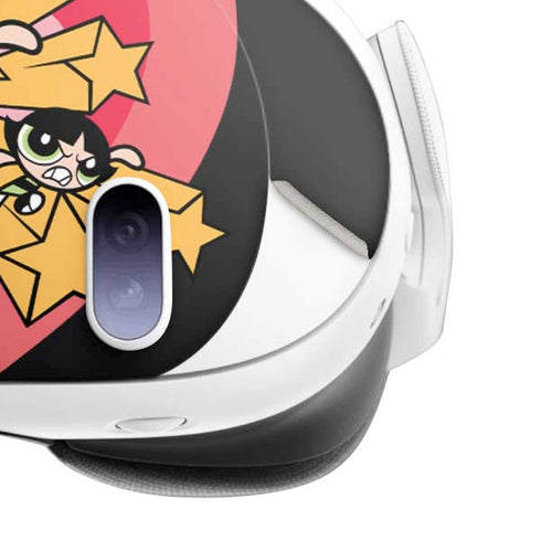 Cartoon Network Powerpuff Girls Gold Stars Meta Quest 3 Skin