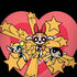 Cartoon Network Powerpuff Girls Gold Stars Moto G6 Skin