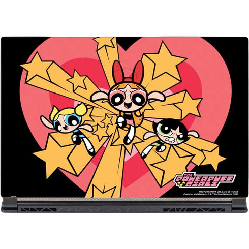 Cartoon Network Powerpuff Girls Gold Stars MSI GS65 Stealth Laptop Skin
