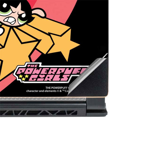 Cartoon Network Powerpuff Girls Gold Stars MSI GS65 Stealth Laptop Skin
